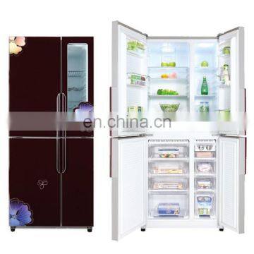 2019 NEW NO FROST 358L  side by side Refrigerator with colorful door