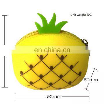 Cute Emoji Bags Women's Silicone Rubber Coin Purse Zipper Pocket Size Pouch Change Wallet photo-3