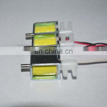 2/3 way Micro Exhaust solenoid valves 4.5VDC / 6VDC / 12 VDC Normally closed type plastic air Valve for medical instruments