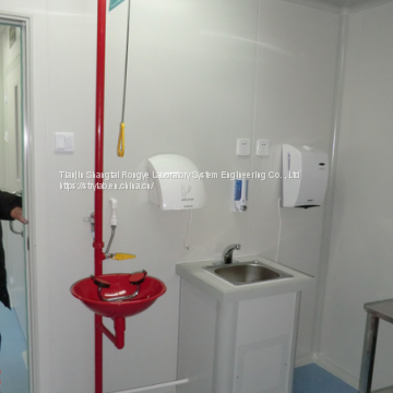 Eye baths and showers/Cleanroom System/Fume hoods/ laboratory/Lab furniture/ventilation/Pass through box