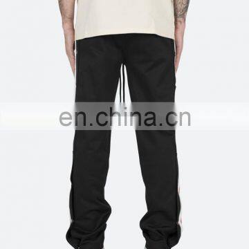 DiZNEW Navy Blue Black Orange Tearaway Track Pants For Men photo-6