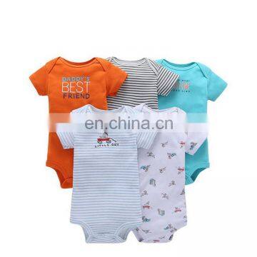 New Style Multi Colors Organic Cotton Baby Rompers Wholesale Baby Clothes photo-2