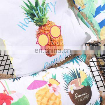 China Nanjing Provide Customized Spun-spun Fresh Fruit Plants Patterned Shaped Pillows Decorative photo-5