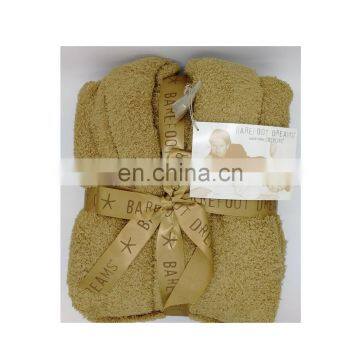 Barefoot Dreams Super Soft Absorbent Zero Defect Micro Feather Yarn Knit Fluffy Baby Kids Women's Men's Bath Robes photo-2