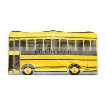 school bus inflatable bouncing castle combo bounce house