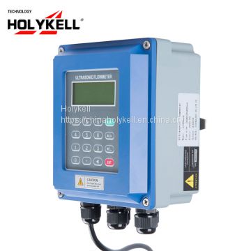 Holykell UF2000 DN200 220V AC wall mounted ultrasonic flow meter