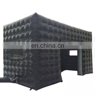 Commercial Black Portable Inflatable Tube Kiosk Blow up Booth Inflatable Cube Party Tent photo-4