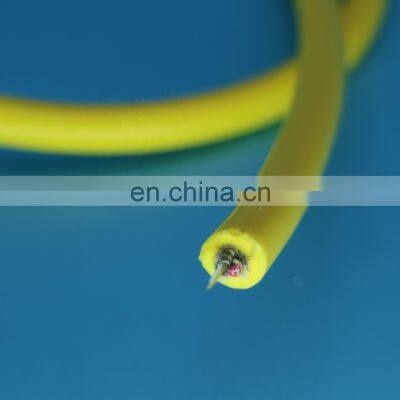 Single mode fiber optic armoured cable 2 core 0.5mm cable kevlar braid