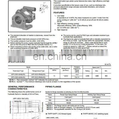 Trade Assurance HPP-VD3V Series Toyooki Oil Pump HPP-VD2V-F31A3-A HPP-VD2V-F31A5-A Hydraulic Piston Pump