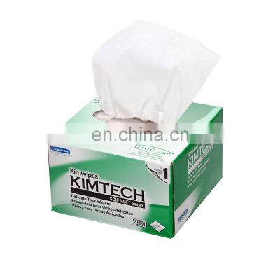 Kimwipes 280PCS/Box Brand Fiber Cleaning Paper 210 X 110mm Optical Fiber Cleaning Paper for Optical Components