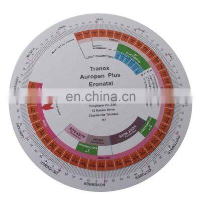 Plastic Calculator Wheel Ruler Gynecologist Ruler Pregnancy Due Date Calculator