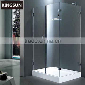 Rectangle Portable Glass Enclosed Standard Size Shower Room