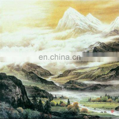 Chinese Landscape Special Ceramic Art Decor Painting