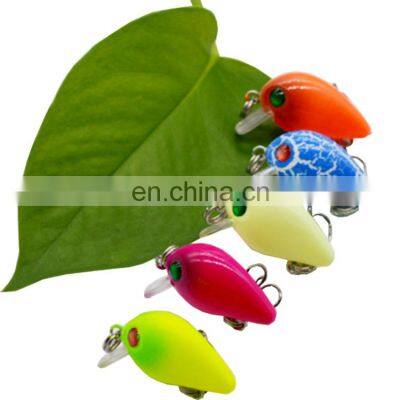 3cm/2g Crankbait Fishing Lure Artificial Hard CrankBait Bass Fishing Mini Wobbler Topwater Crankbait Fishing Lures