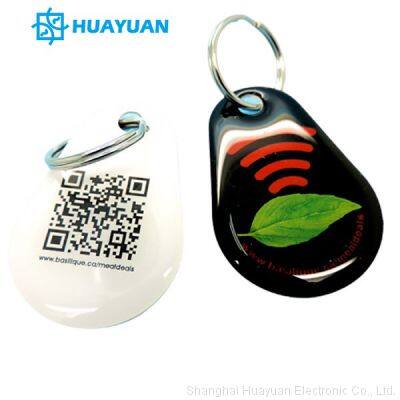 Hotel Room Smart Passive NFC RFID Badge Epoxy Key Fob Tags