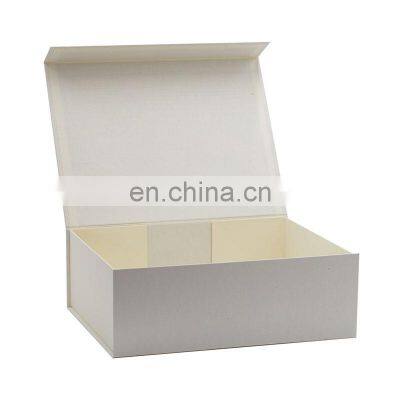 Custom Luxury Gift Packaging Folding Ivory Color Magnetic Gift Box Suppliers photo-2