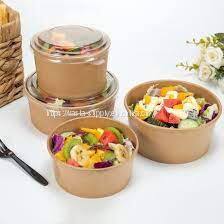 Biodegradable food containers manufacturer paper takeaway packaging compostable lunch box