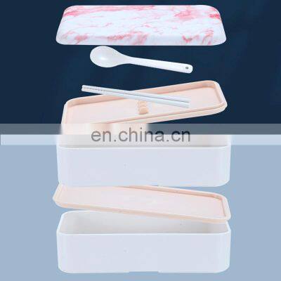 Sustainable Classic High Quality Food Grade Square Recycled Kids Plastic Lunch Box photo-4