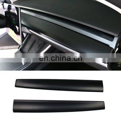Hot Product Carbon Fiber Trim Cover Dashboard Cover For Tesla Model Y 2Pcs/set Interior Panel photo-2