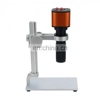 16MP 1080P Industrial Microscope Camera Stand Kit Microscope Magnifier w/ 120X Lens Clamp Light