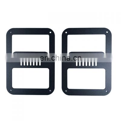 black tail lamp cover tail lamp guards for Jeep wrangler jk