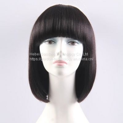 High-ending Natrual Color Human Hair Straight Bob Wigs Supplier