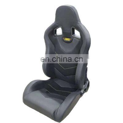 JBR 1076 Series Black PVC Adjustable With Sliders Universal Automobile Car Use SIM Racing Seats