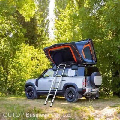 Двухместная высококачественная автомобильная 4х4 люковая тент на крышу с жестким алюминиевым корпусом для кемпинга