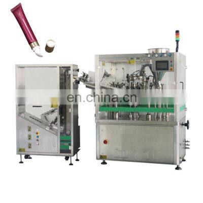 Semi-automatic aloe gel eye cream tube aluminum plastic tube ultrasonic filling sealing machine