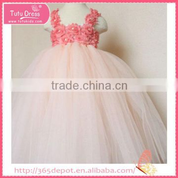 Satin Ribbon greenish yellow silk material blossom fluffy voile girl's dress children frocks designs