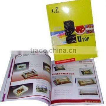 fashion saddle stiching binding full color printing book