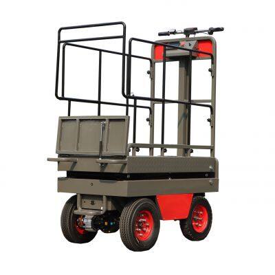 Greenhouse mobile crop harvesting trolleys