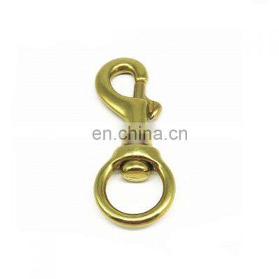 Shiny Gold 21mm Solid Brass Swivel Snap Hooks