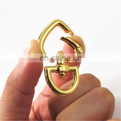 Heart Shape Spring Snap Hook Closes Locking Clip Spring Type Clasps Carabiner for Bags Keychains photo-4