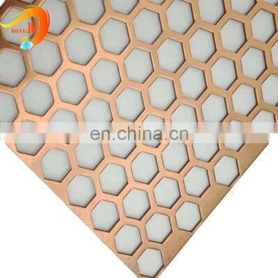 Custom Shape Perforated  Metal Stainless Steel Grid Wire Mesh