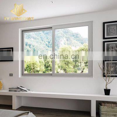 NFRC hurricane sliding impact windows aluminum sliding glass windows with hardware used for house