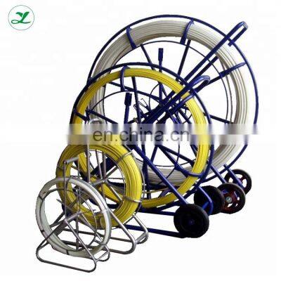 Detectable underground cable push pull rods high tensile customized 10mm*300m traceable FRP duct rodder