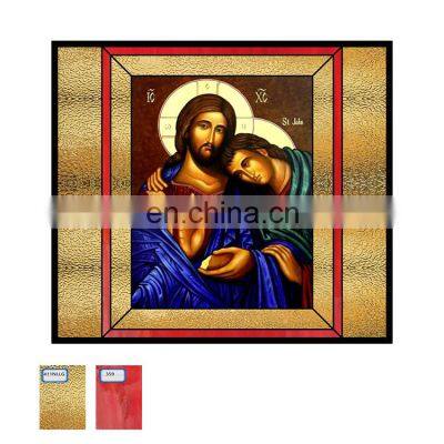 Art Stained Mosaic Glass Wholesale Price Small Custom Glass Stained Church Windows And Doors Tiffany Glass Sheets photo-2