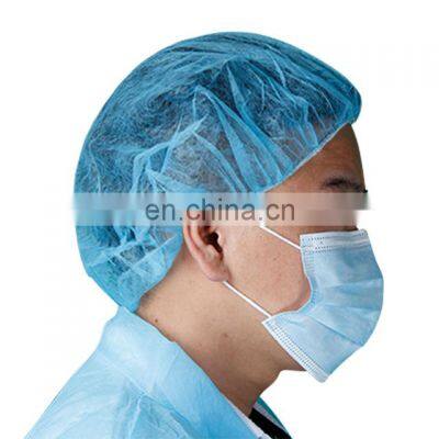 Disposable bouffant non woven pp disposable round cap clip