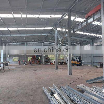 50x80ft Oem/odm 100-150kmh Wind Load Shed Window Steel Structure Building Shanghai Hangar For Sale photo-4