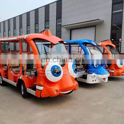 14 person seats sightseeing car electric tourist car for sale