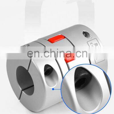 Custom Precision GR38 Steel Flexible Coupling Black Keyway Transmission Anti Vibration Rotex Curved Jaw Coupling for Blender photo-2
