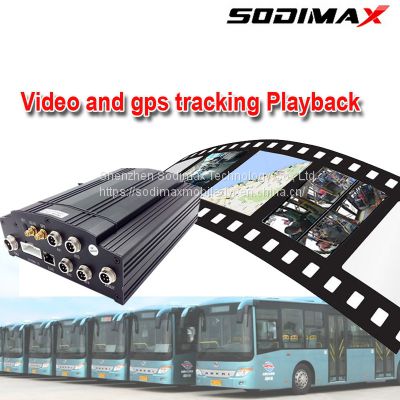 3G Real Time GPS Auto Fleet Management HDD MDVR 4CH Camera System Vehicle Mobile DVR