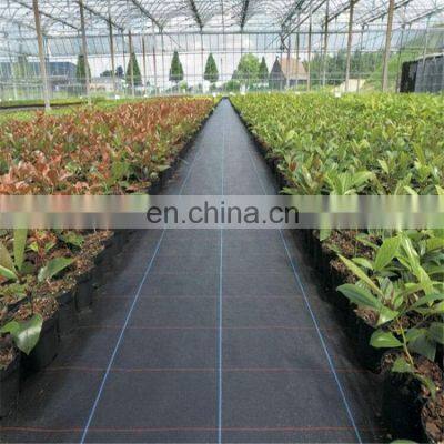 PP PE Ground cover weed control mat weed barrier fabric landscape fabric black and white color for weed growth