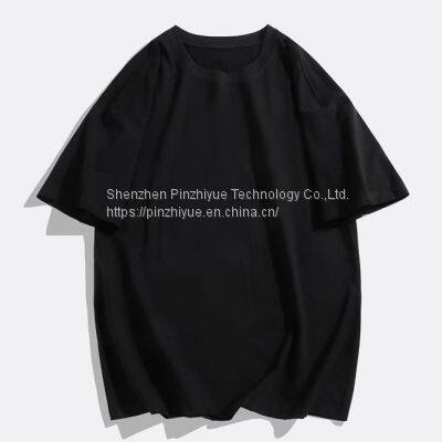 China Supplier Customize Bielastic Spandex Cotton White t Shirt T-shirt for Sale photo-2