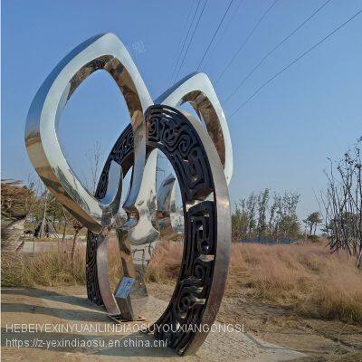 Stainless Steel Sculpture Customization Stainless Steel Sculpture Manufacturer Landscape Sculpture photo-4