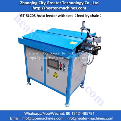 Electric heater auto feeding machine with hi-pot test