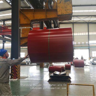 Boyuan 3016 Red Coated Color Coated Galvanized Aluminum Zinc Steel Coil