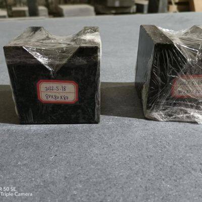 Jinan Qing00 Natural Marble Precision V-shaped Frame Natural Granite V-shaped Block Marking Line Level Shaft Type Detection photo-3