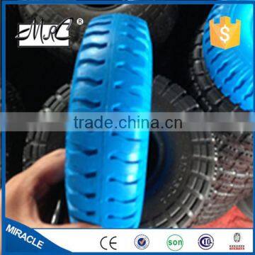 Made in CHINA universal wheel rolling solid wheel 8 inch small wagon wheel PU foam wheel 2.50-4                        
                                                Quality Choice